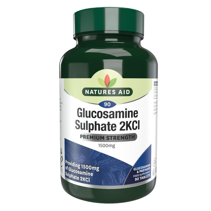 Natures Aid Glucosamine Sulphate 2KCI (Premium Strength) 1500mg 90's
