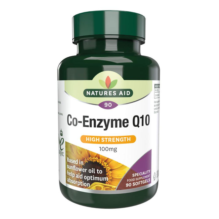 Natures Aid Co-Enzyme Q10 (High Strength) 100mg 90's - Dennis the Chemist