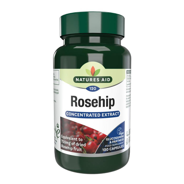 Natures Aid Rosehip (Concentrated Extract) 120's - Dennis the Chemist