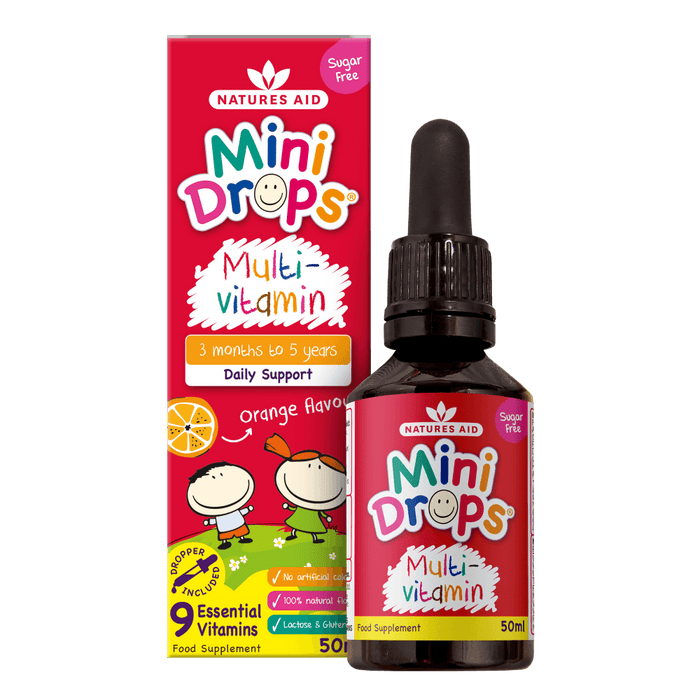Natures Aid Mini Drops Multi-Vitamin 50ml - Dennis the Chemist