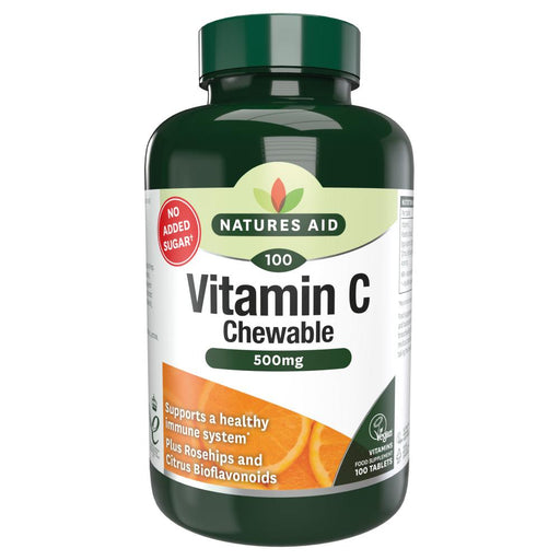 Natures Aid Vitamin C Chewable (500mg) 100's - Dennis the Chemist