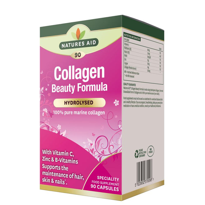 Natures Aid Collagen Beauty Formula (Hydrolysed) 90's - Dennis the Chemist