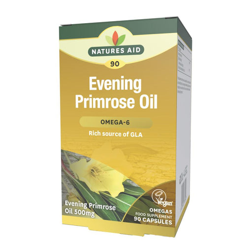 Natures Aid Evening Primrose Oil (Omega-6) 500mg 90's - Dennis the Chemist