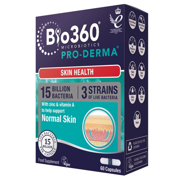 Natures Aid Bio360 Pro-Derma (Skin Health) 60's - Dennis the Chemist