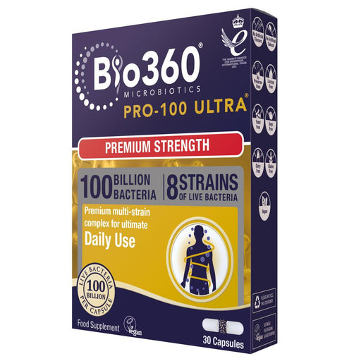 Natures Aid Bio360 Pro-100 Ultra (Premium Strength) 30's - Dennis the Chemist