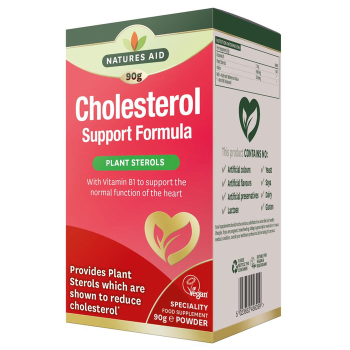 Natures Aid Cholesterol Support Formula (Plant Sterols) 90g