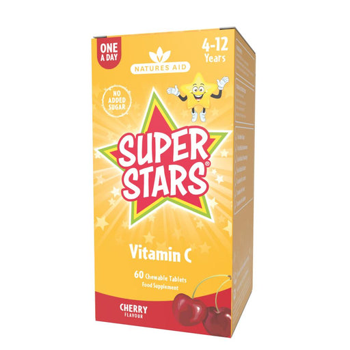 Natures Aid Super Stars Vitamin C Cherry Flavour 60's - Dennis the Chemist