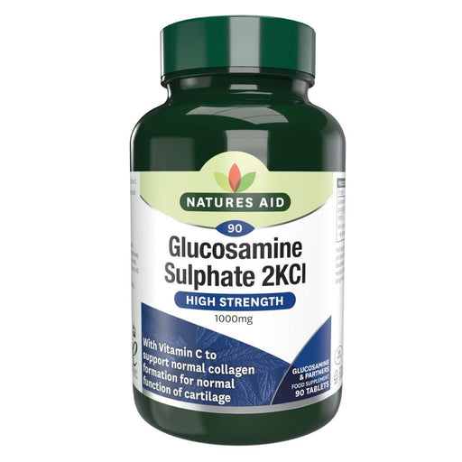 Natures Aid Glucosamine Sulphate 2KCI (High Strength) 1000mg 90's - Dennis the Chemist