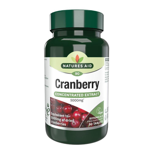 Natures Aid Cranberry (Concentrated Extract) 5000mg 90's - Dennis the Chemist