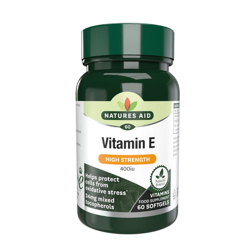 Natures Aid Vitamin E (High Strength) 400iu 60's - Dennis the Chemist