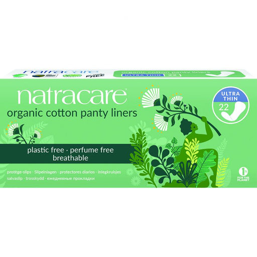 Natracare Organic Cotton Pantyliners Ultra Thin 22s - Dennis the Chemist