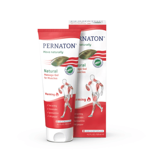 Pernaton Natural Massage Gel For Muscles (Warming) 125ml - Dennis the Chemist