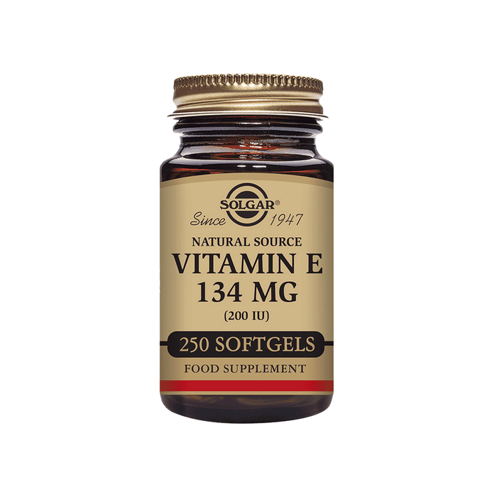 Solgar Natural Source Vitamin E 134mg (200iu) 250 Softgels