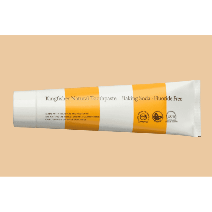 Kingfisher Natural Toothpaste Baking Soda Fluoride Free 100ml