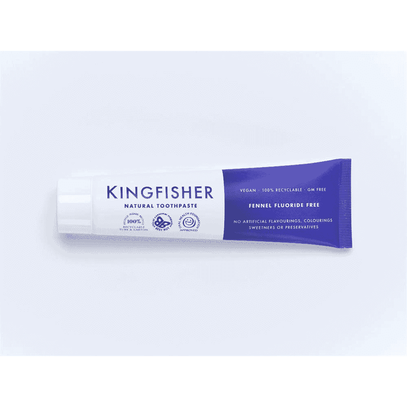 Kingfisher Natural Toothpaste Fennel Fluoride Free 100ml