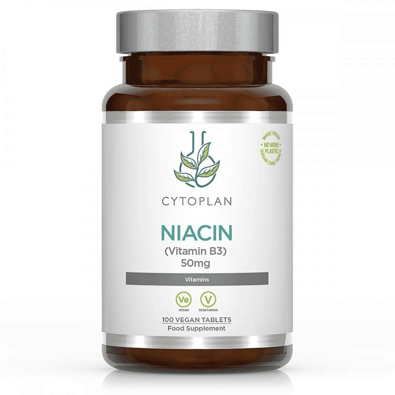 Cytoplan Niacin (Vitamin B3) 50mg 100s - Dennis the Chemist