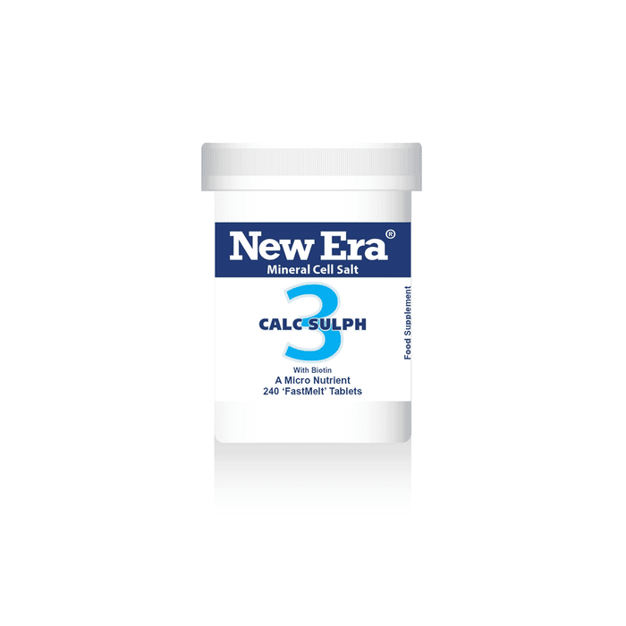 New Era No. 3. Calc. Sulph. (Calcium Sulphate) 240s