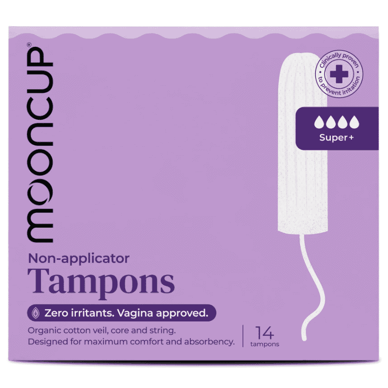 Mooncup Non Applicator Tampons Super+ (Heavy) 14s