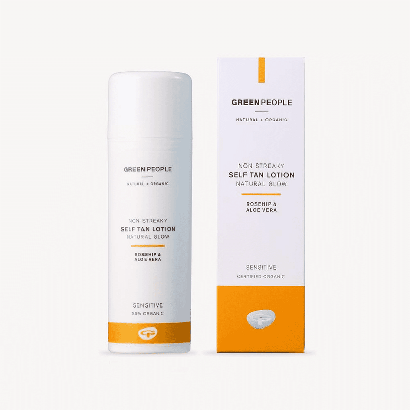 Green People Non-Streaky Self Tan Lotion Natural Glow Rosehip & Aloe Vera (Sensitive) 150ml