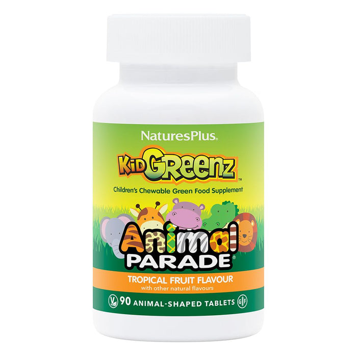 Nature's Plus Animal Parade KidGreenz Tropical Fruit Flavour 90s - Dennis the Chemist
