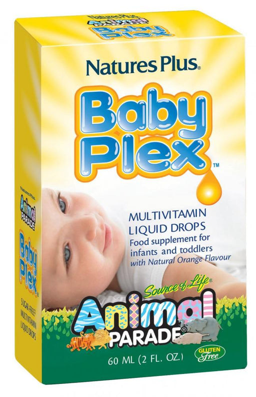 Nature's Plus Animal Parade Baby Plex Natural Orange Flavour 60ml - Dennis the Chemist