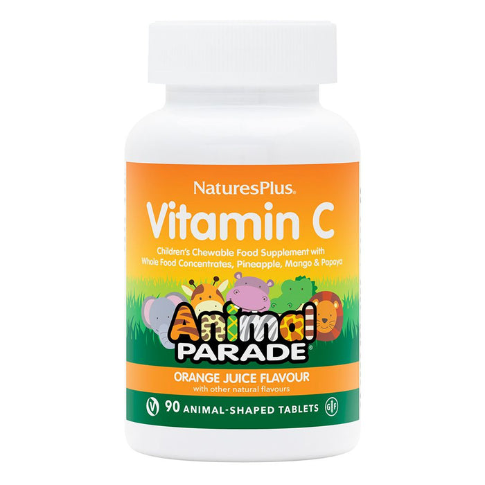 Nature's Plus Animal Parade Vitamin C Orange Juice Flavour 90s