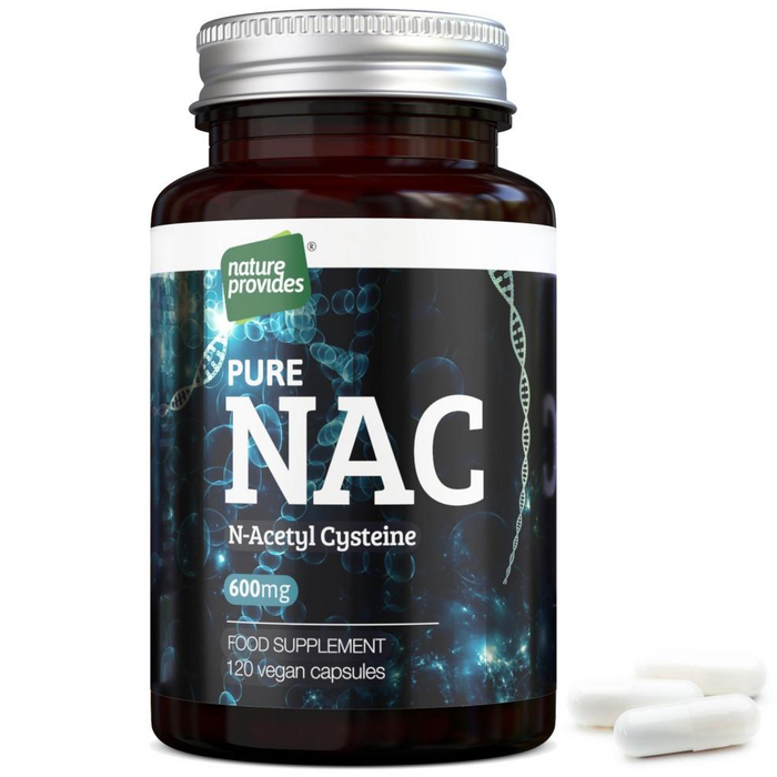 Nature Provides NAC N-Acetyl Cysteine 600mg 120s - Dennis the Chemist