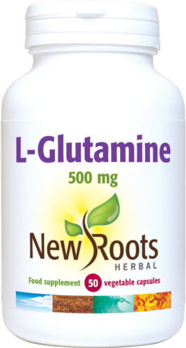 New Roots Herbal L-Glutamine 500mg 50's - Dennis the Chemist