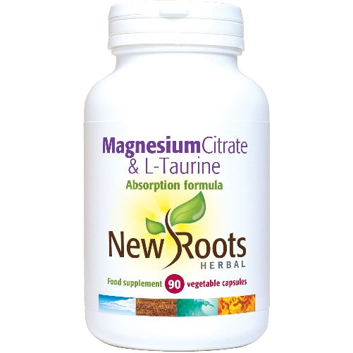 New Roots Herbal Magnesium Citrate & L-Taurine 90s - Dennis the Chemist