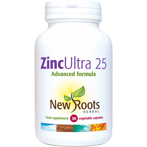 New Roots Herbal ZincUltra 25 (Formerly ZincUltra 50) 30s - Dennis the Chemist