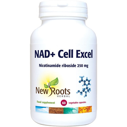 New Roots Herbal NAD+ Cell Excel 60s - Dennis the Chemist