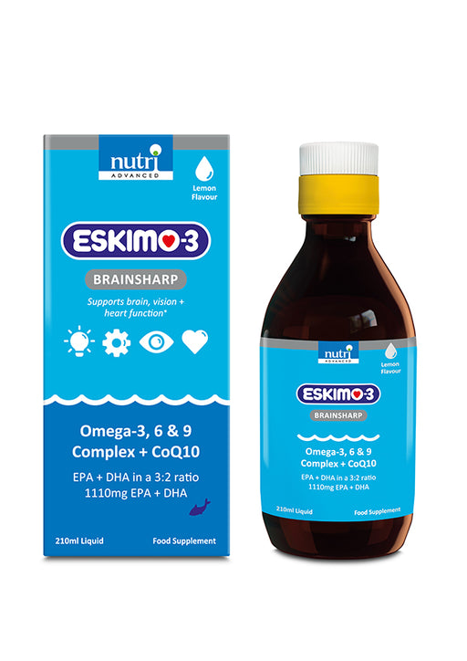 Nutri Advanced Eskimo-3 Brainsharp Liquid 210ml - Dennis the Chemist