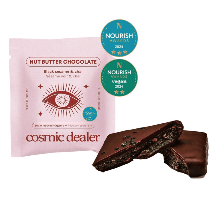 Cosmic Dealer Nut Butter Chocolate Black Sesame & Chai 20g
