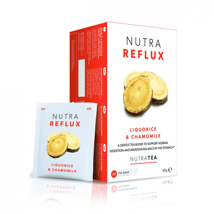 Nutratea Nutra Reflux Liquorice & Chamomile Tea Bags 20s