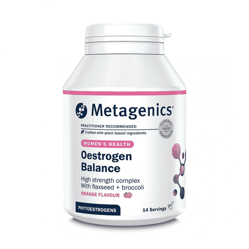 Metagenics Oestrogen Balance Orange Flavour 14 Servings