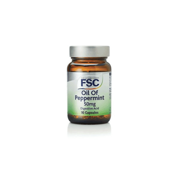FSC (The Food Supplement Company) Oil of Peppermint 50mg 90s - Dennis the Chemist