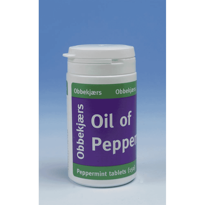 Obbekjaers Oil of Peppermint Tablets 150s