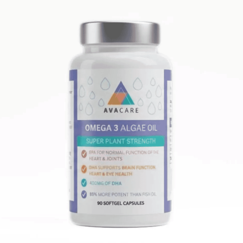 Avacare Omega 3 Algae Oil Super Plant Strength Softgels 90s