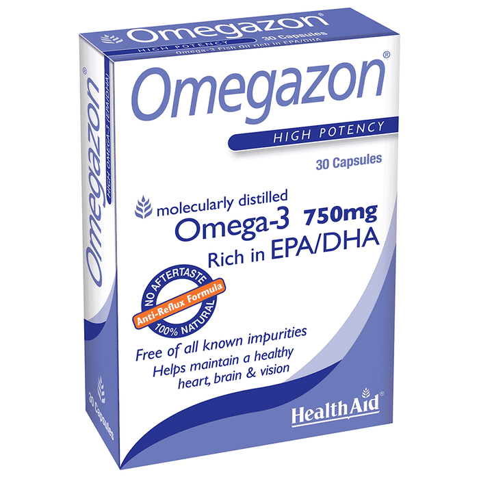 Health Aid Omegazon 750mg 30s