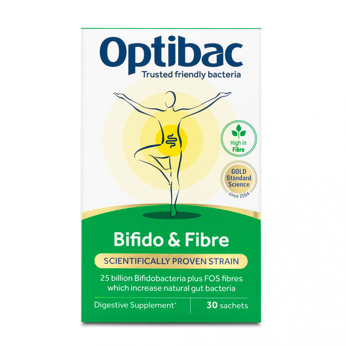 Optibac Bifido & Fibre 30 sachets - Dennis the Chemist