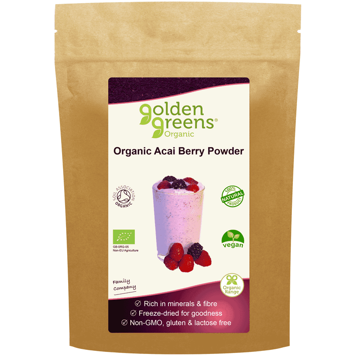 Golden Greens (Greens Organic) Organic Acai Berry Powder 50g - Dennis the Chemist