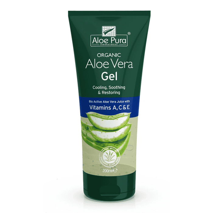 Aloe Pura Organic Aloe Vera Gel + Vitamins A,C & E 200ml