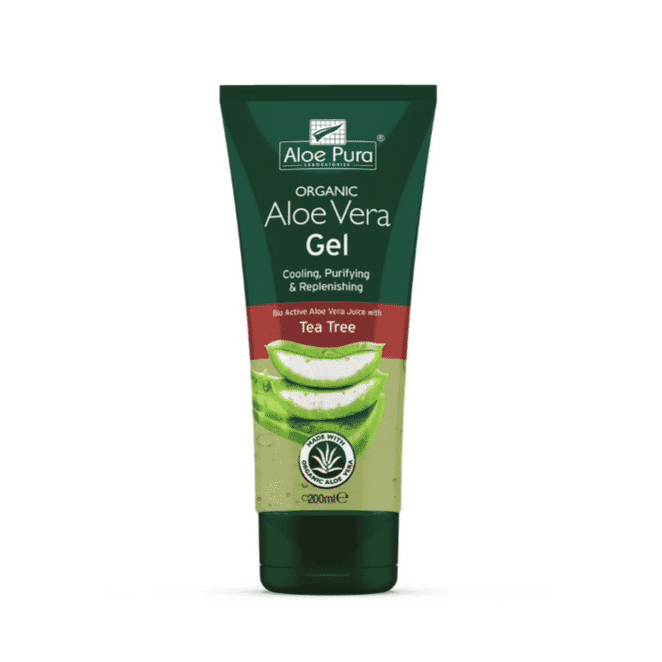 Aloe Pura Organic Aloe Vera Gel with Tea Tree 200ml