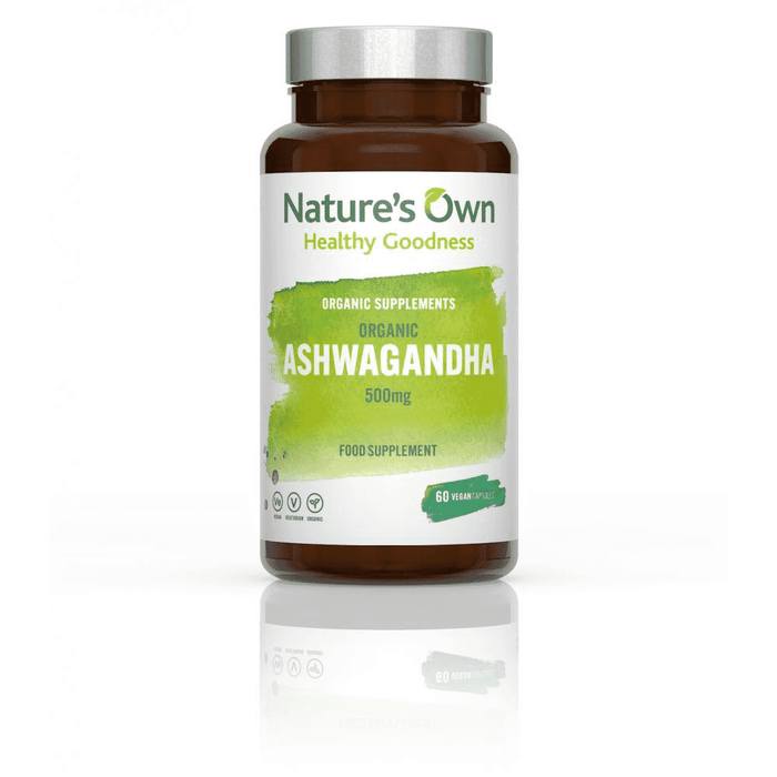 Nature's Own Organic Ashwagandha 500mg 60s