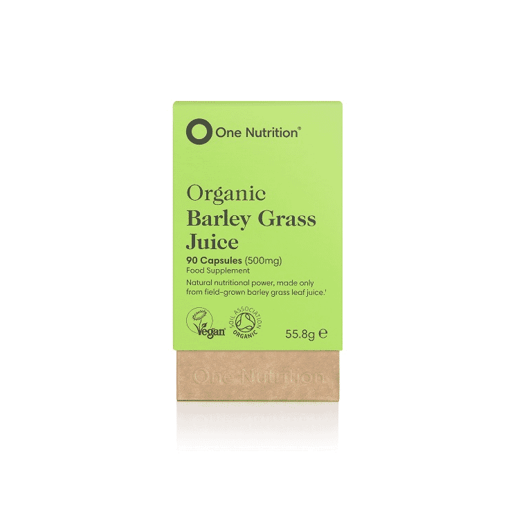 One Nutrition Organic Barley Grass Juice 90 Capsules (500mg)