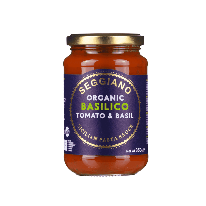 Seggiano Organic Basilico Tomato & Basil Sicilian Pasta Sauce 350g