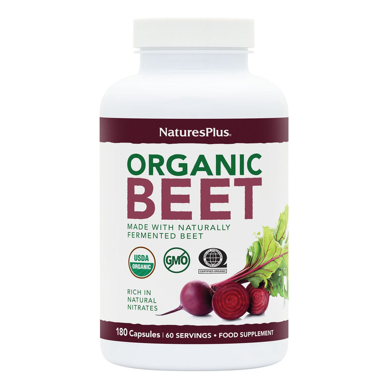 NaturesPlus Organic Beet 180 Capsules