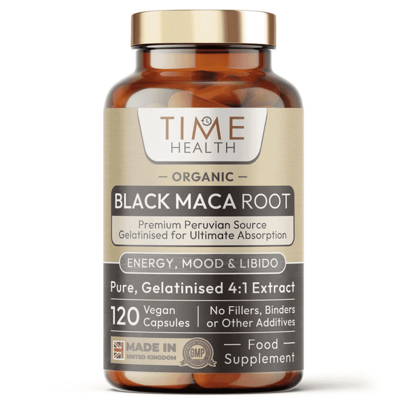 Time Health Organic Black Maca Root 120s