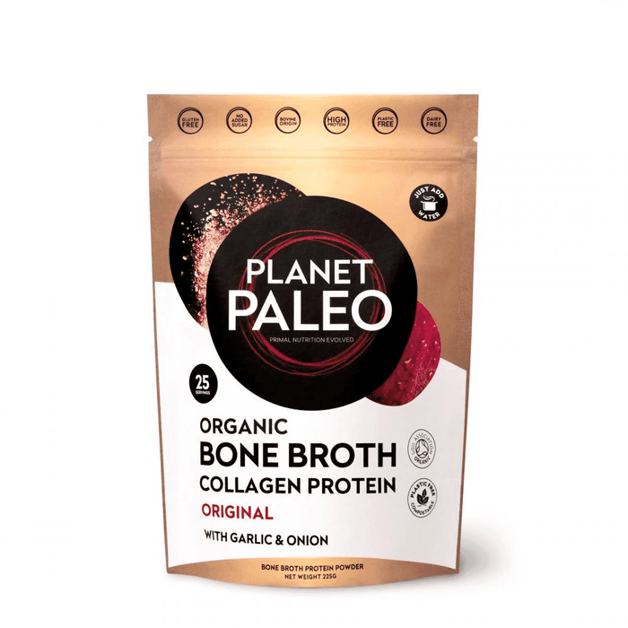 Planet Paleo Organic Bone Broth Collagen Protein Original 225g
