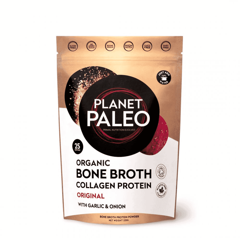Planet Paleo Organic Bone Broth Collagen Protein Original 225g